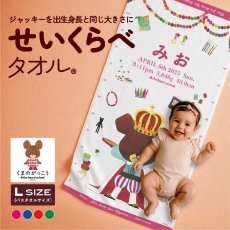 画像1: くまのがっこう | JKクロック | バースタオル | Lサイズ (1)